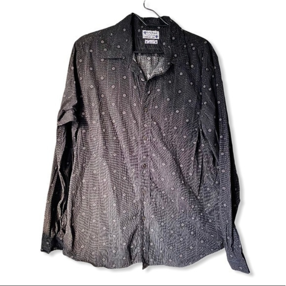 Lucky Brand black long sleeve men shirt